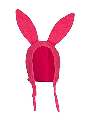 Familie passende Bob's Burgers Louise Rosa Bunny Ohren Hut Halloween Cosplay Kaninchen Lange Ohren Kappe, rose, S (Kids) von Felcia