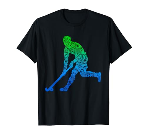 Hockeyspieler Feldhockey Kinder Hockey Jungen T-Shirt von Feldhockey Hockey Spieler Hockeyspieler Kids