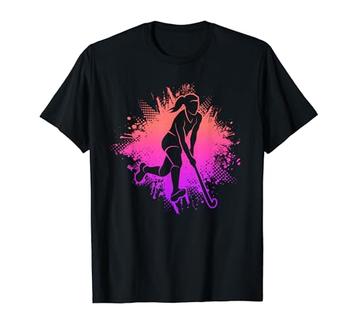 Feldhockey Spielerin Hockey Mädchen Damen Hockeyspieler T-Shirt Feldhockey Spielerin Hockey Mädchen Damen Hockeyspieler T-Shirt von Feldhockey Hockey und Hockeyspieler Designs