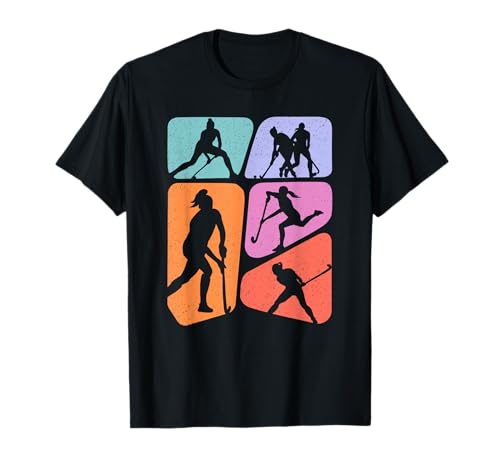 Hockey Spielerin Damen Mädchen Feldhockey T-Shirt von Feldhockey Hockey und Hockeyspieler Designs