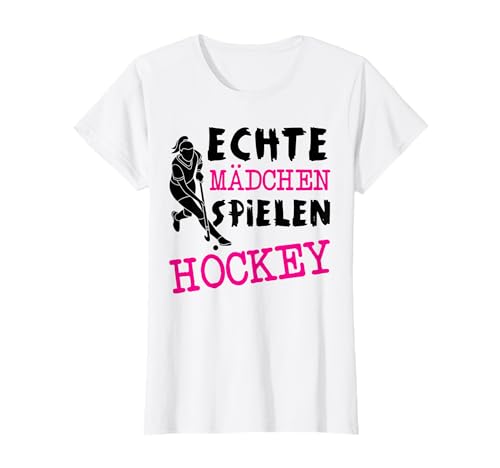 Echte Mädchen Spielen Hockey Feldhockey Hockeyspieler Sport T-Shirt Echte Mädchen Spielen Hockey Feldhockey Hockeyspieler Sport T-Shirt von Feldhockey Hockeyspieler Geschenkidee Hockeyteam