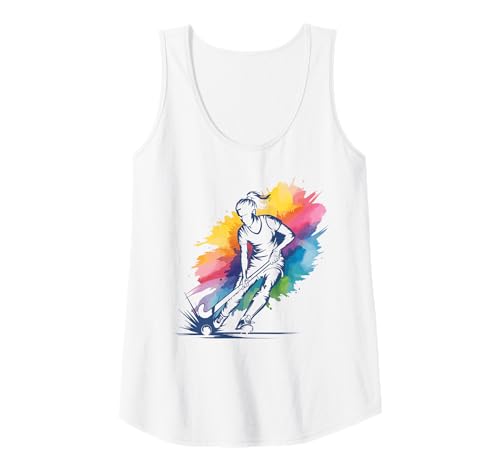 Damen Feldhockey Spielerin Damen Zubehör Feldhockey Tank Top Damen Feldhockey Spielerin Damen Zubehör Feldhockey Tank Top von Feldhockey Spieler Mädchen Geschenk Feldhockey