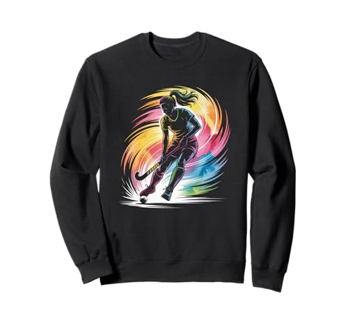 Feldhockey Spielerin Damen Zubehör Feldhockey Sweatshirt Feldhockey Spielerin Damen Zubehör Feldhockey Sweatshirt von Feldhockey Spieler Mädchen Geschenk Feldhockey