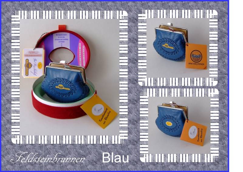 Geldbörse Kleine Aus Echtem Leder von Feldsteinbrunnen2