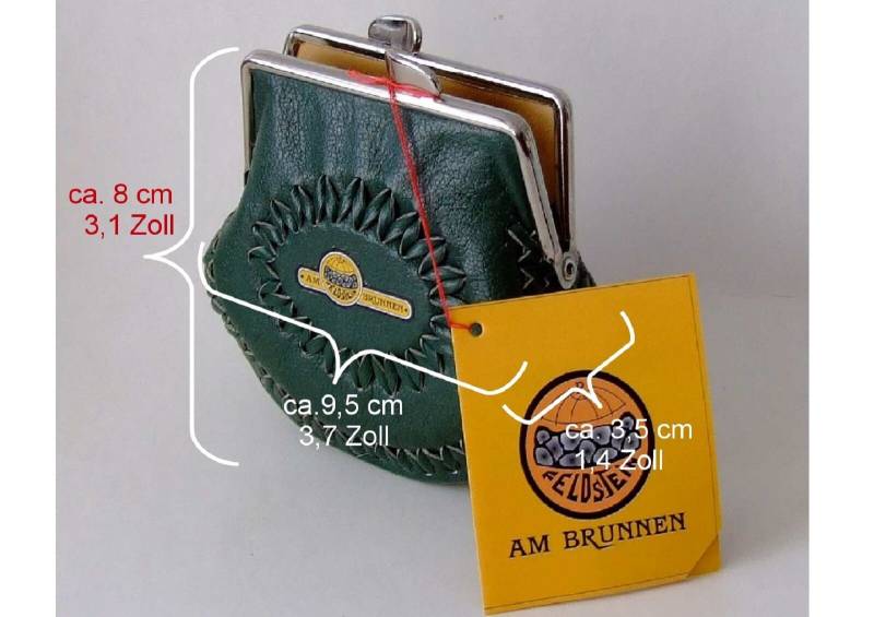 Geldbörse Kleine Aus Echtem Leder von Feldsteinbrunnen2
