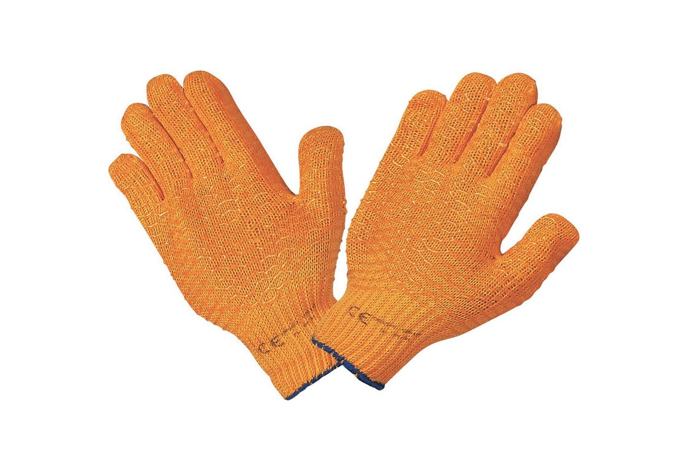 Feldtmann Lederhandschuhe Criss-Cross Schutzhandschuhe orange CAT 2 EN 388 von Feldtmann