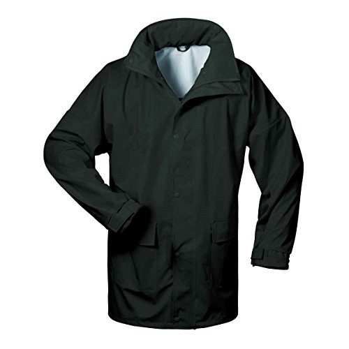 Norway PU-Regenjacke mit Kapuze - schwarz - Größe: XL von Feldtmann