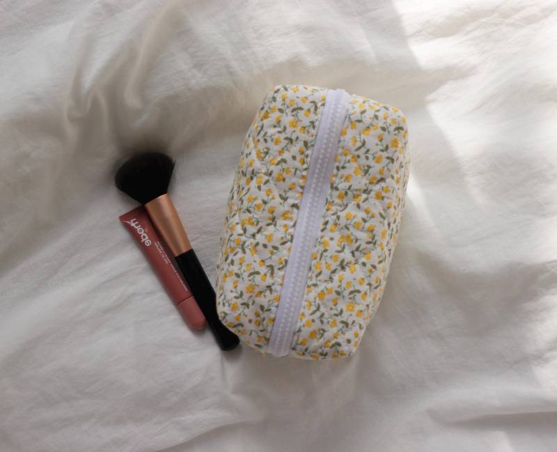 Make Up Bag, Schminktasche, Gesteppte Tasche, Aufbewahrung, Kulturbeutel Make Up Bag, Schminktasche, Gesteppte Tasche, Aufbewahrung, Kulturbeutel von Felearring