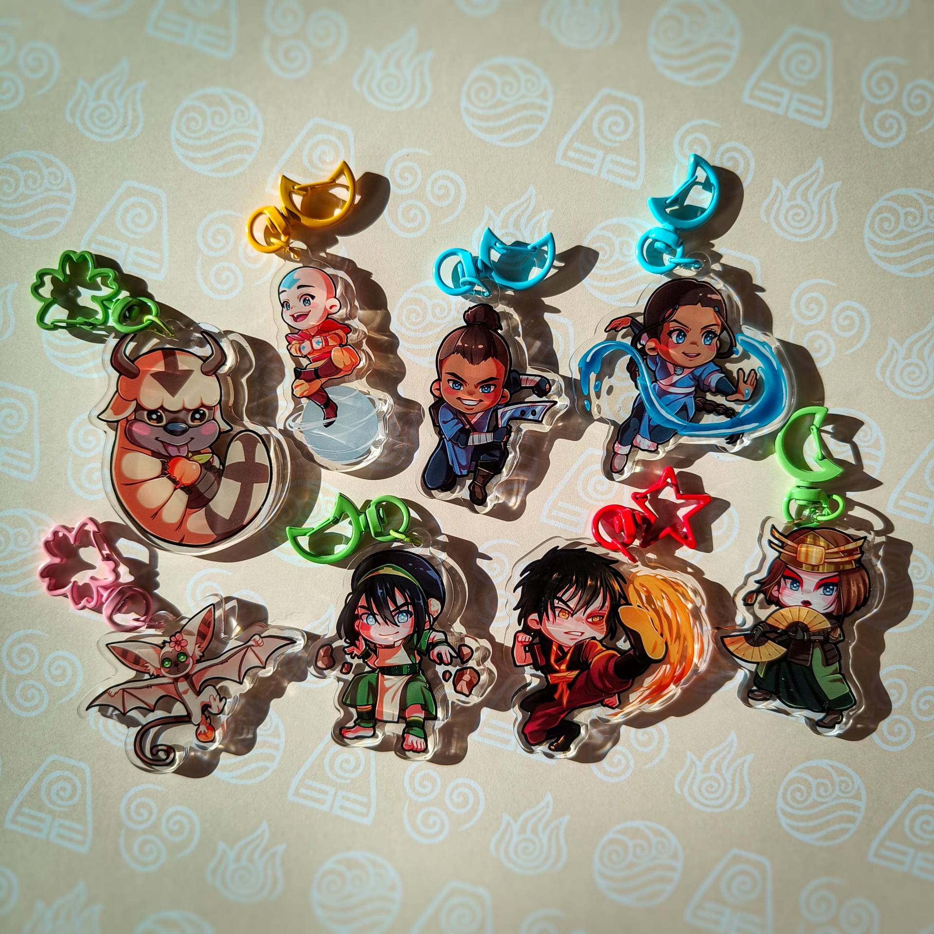 Doppelseitige Acryl Schlüsselanhänger 2, 5" | 63, 5mm | Elemental Warrior - Team Fanart Süße Chibis Doppelseitige Acryl Schlüsselanhänger 2, 5" | 63, 5mm | Elemental Warrior - Team Fanart Süße Chibis von FeliKimchi