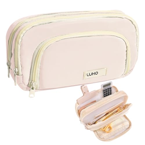Feliciay Federmäppchen,Groß Speicherkapazität Federtasche,Multifunktionales Mäppchen,Ästhetisches Federmäppchen mit 3 Fächern,Wasserdicht Federmäppchen,Ideal für Kinder Jugendliche Studenten(Weiß) Feliciay Federmäppchen,Groß Speicherkapazität Federtasche,Multifunktionales Mäppchen,Ästhetisches Federmäppchen mit 3 Fächern,Wasserdicht Federmäppchen,Ideal für Kinder Jugendliche Studenten(Weiß) von Feliciay