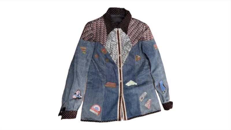70S Roberto Cavallijeansjacke Patchwork Mit Patches - Absolutes Sammlerstück von FelicitasEnkel