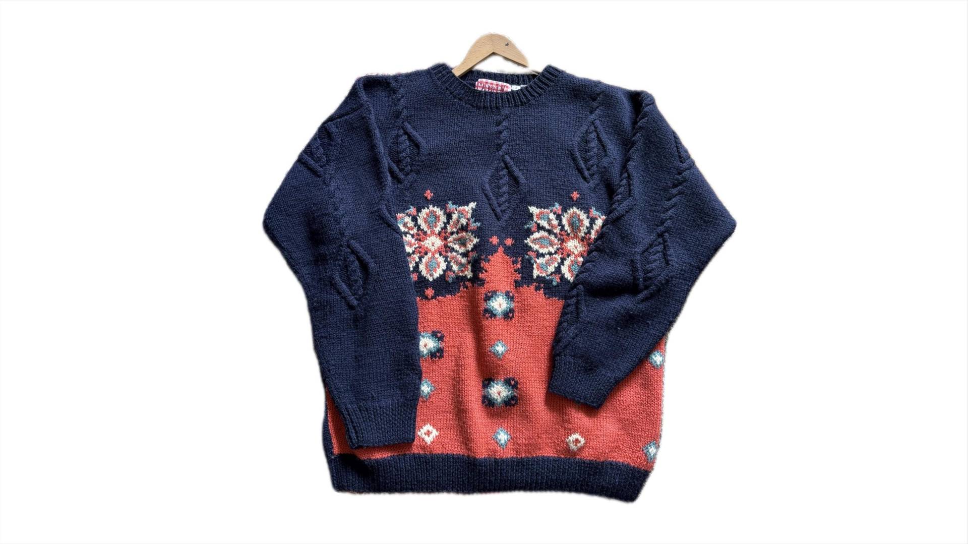 90 Wollpullover Reine Wolle Norweger von FelicitasEnkel