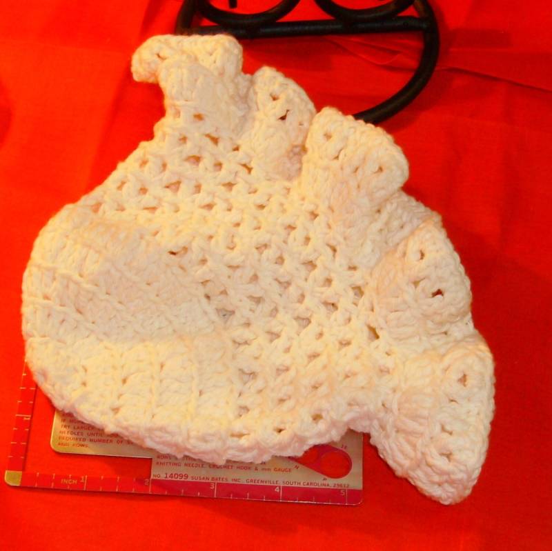 Weiße Rose, Floppy Hat, Tam, Beret, Häkeln, Worsted Weight, Baumwollgarn von FelicityRoseBlessing