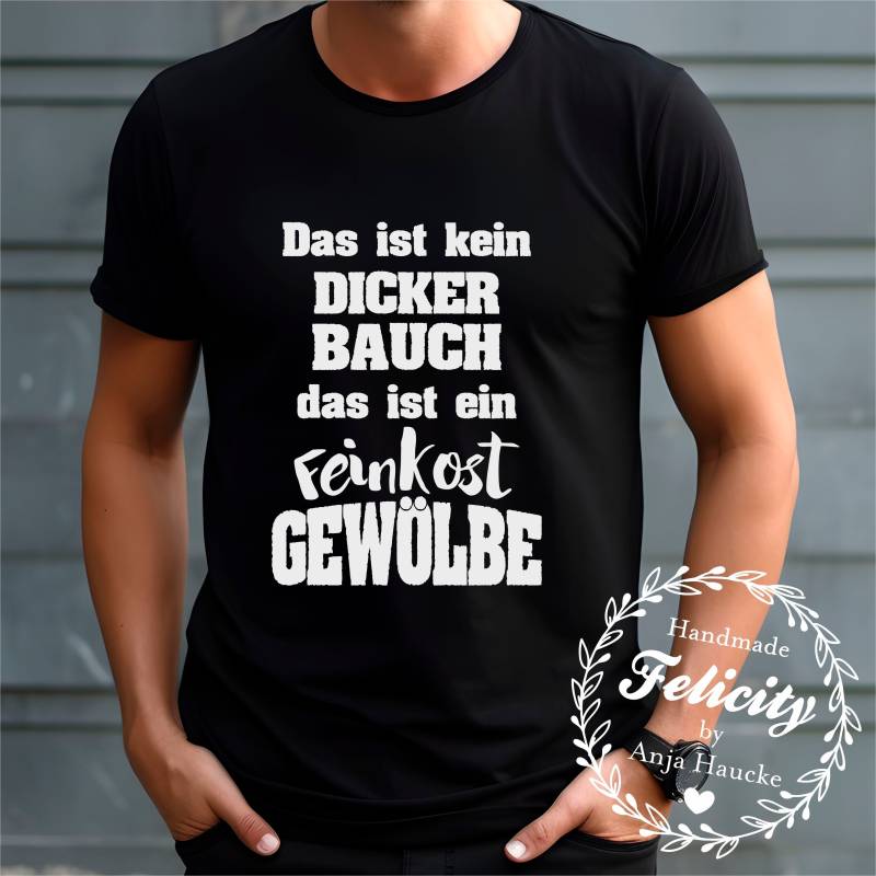 T-Shirt, Männer, Feinkostgewölbe, Einer Für Alle, Dorfkind, Einmal Mit Profis Arbeiten, Ich Beobachte Euch Alle von FelicityVonAnja