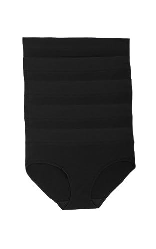 Felina | Pima Cotton Hipster Panty | 5-Pack (Black, Medium) von Felina