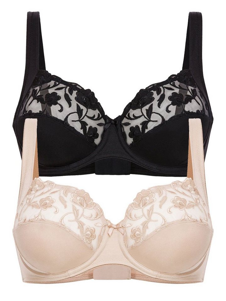 Felina Set: Bügel-BH 2er Pack Bügel BH Moments (Spar-Set, 2-tlg) - von Felina