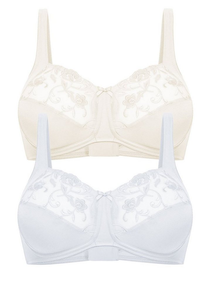 Felina Set: Bügelloser BH 2er Pack BH ohne Bügel Moments (Spar-Set, 2-tlg) - von Felina