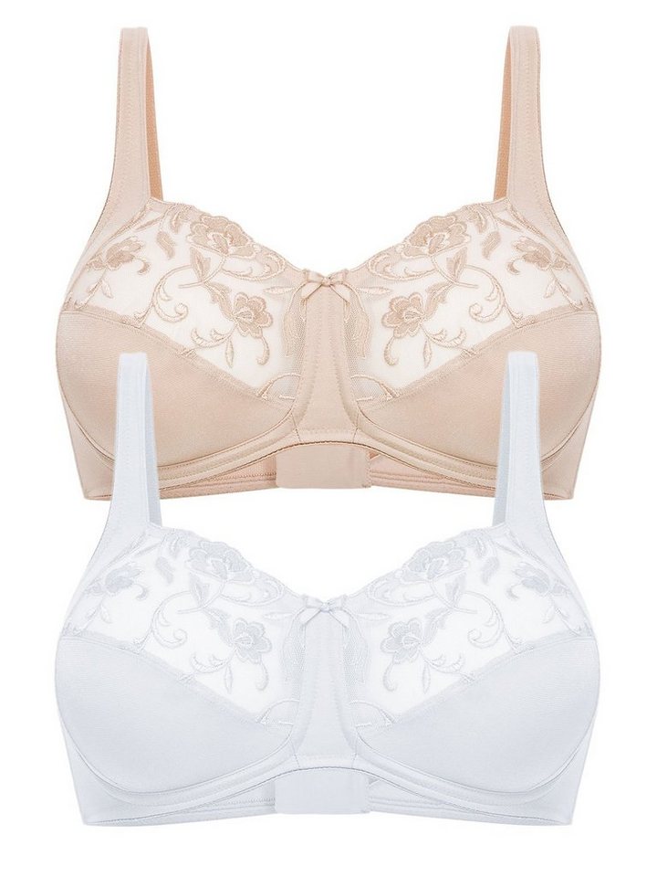 Felina Set: Bügelloser BH 2er Pack BH ohne Bügel Moments (Spar-Set, 2-tlg) - von Felina