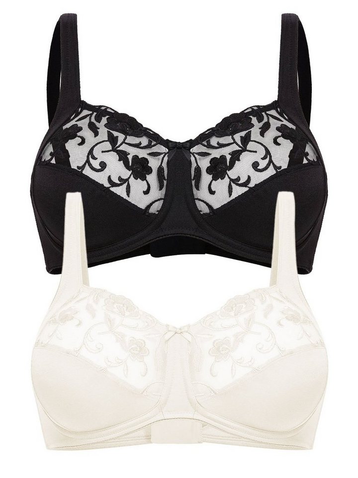 Felina Set: Bügelloser BH 2er Pack BH ohne Bügel Moments (Spar-Set, 2-tlg) - von Felina