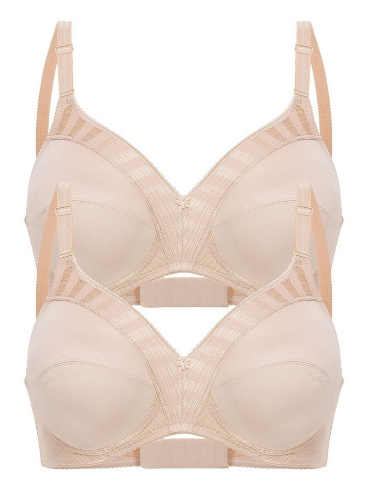 Felina Set: Bügelloser BH 2er Pack BH ohne Bügel Weftloc (Spar-Set, 2-tlg) - von Felina