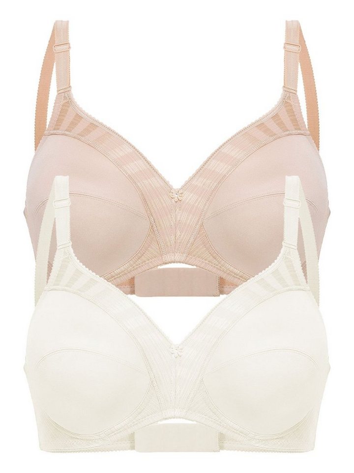 Felina Set: Bügelloser BH 2er Pack BH ohne Bügel Weftloc (Spar-Set, 2-tlg) - von Felina