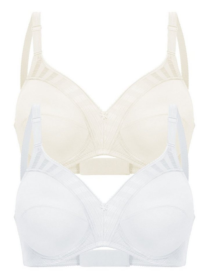 Felina Set: Bügelloser BH 2er Pack BH ohne Bügel Weftloc (Spar-Set, 2-tlg) - von Felina