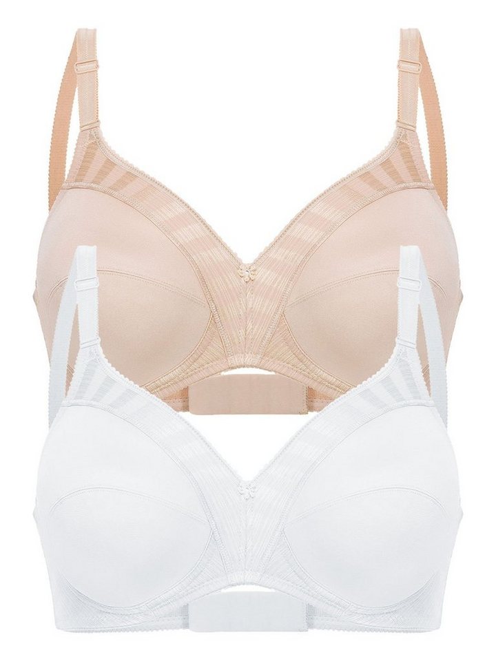 Felina Set: Bügelloser BH 2er Pack BH ohne Bügel Weftloc (Spar-Set, 2-tlg) - von Felina