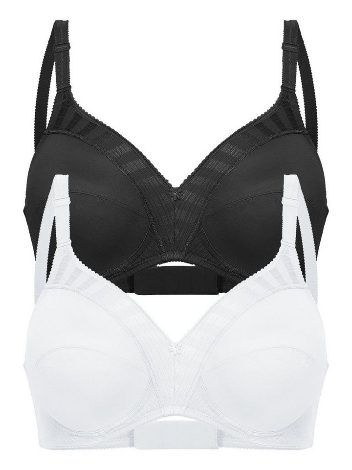 Felina Set: Bügelloser BH 2er Pack BH ohne Bügel Weftloc (Spar-Set, 2-tlg) - von Felina