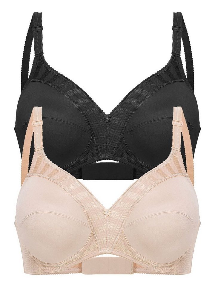Felina Set: Bügelloser BH 2er Pack BH ohne Bügel Weftloc (Spar-Set, 2-tlg) - von Felina