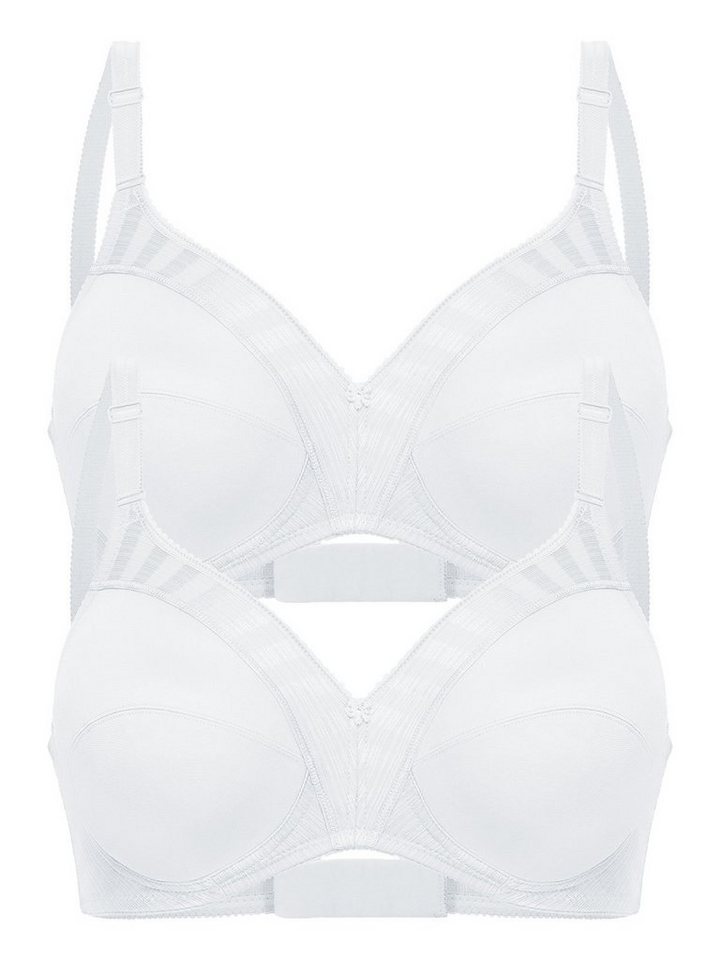 Felina Set: Bügelloser BH 2er Pack BH ohne Bügel Weftloc (Spar-Set, 2-tlg) - von Felina