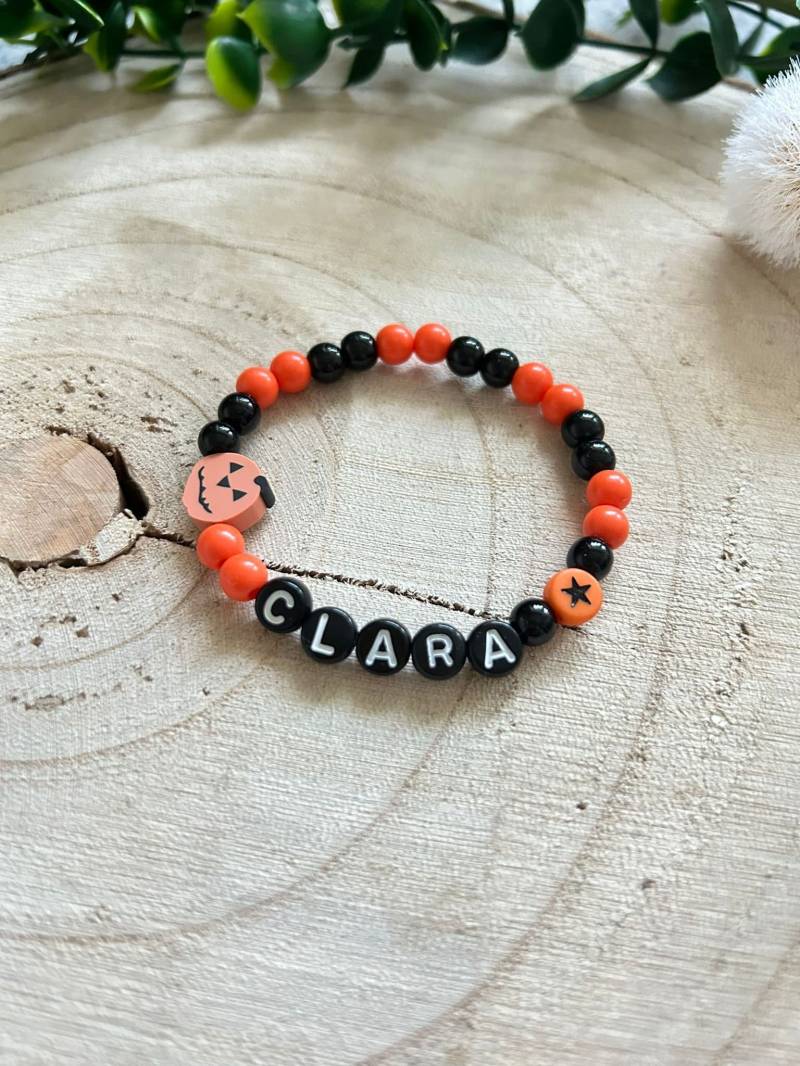 Halloween-Armband/Perlenarmband Kinderarmband Halloween-Party Geschenkidee Herbst Halloween von FelinisWelt