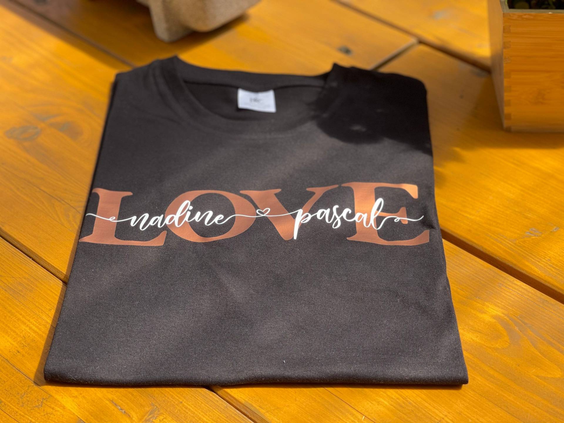 Love Shirt/Jahrestag Hochzeitstag Freundin Personalisierte Paar T-Shirts Geschenk Boyfriend Girlfriend Bff von FelinusDruck