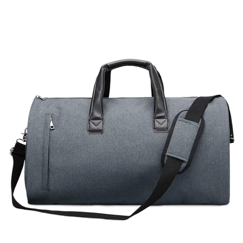 Wandelbarer Kleidersack, Handgepäck-Duffel-Tasche für Männer und Frauen, 2-in-1 zum Aufhängen, Koffer, Anzug, Reisetaschen, Blau von Felipe Varela