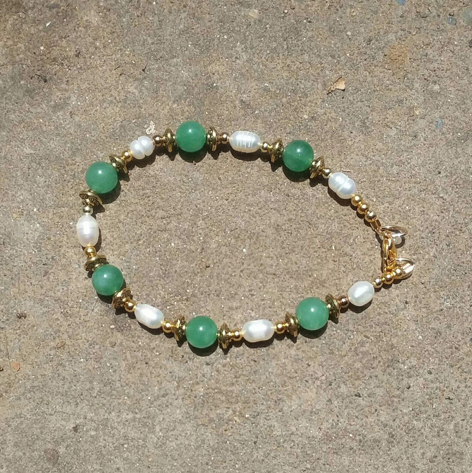 Aventurin Und Gold Armband Aventurin Und Gold Armband von FelisLapis