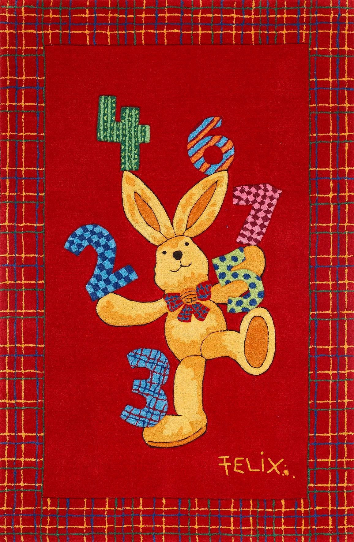 Felix der Hase Kinderteppich "Felix der Hase FE-2194-01", rechteckig von Felix Der Hase