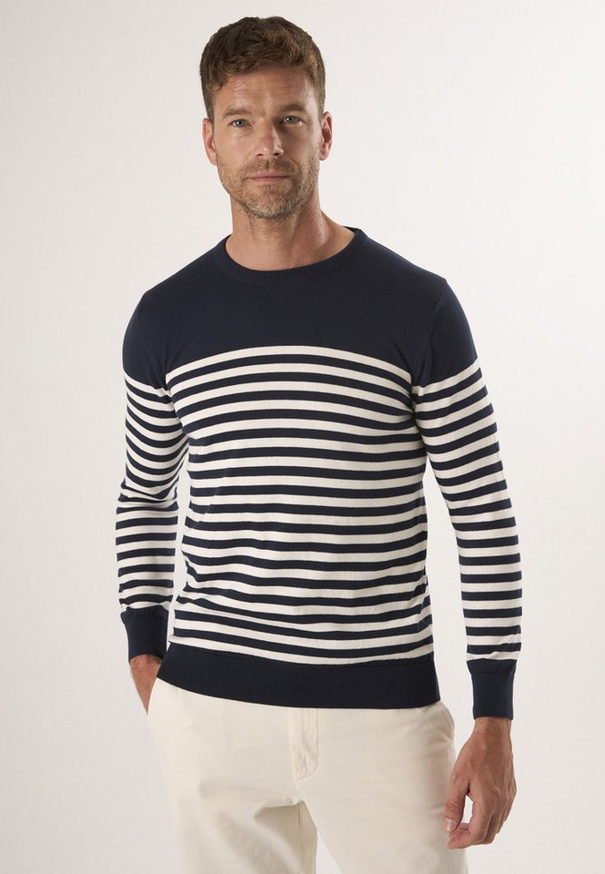 Felix Hardy Rundhalspullover Basic-Pullover mit Rundhalsausschnitt von Felix Hardy