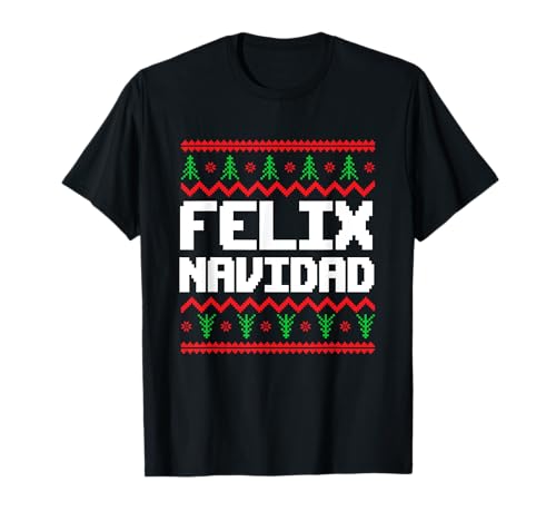 Felix Weihnachts-Oufit Unisex Kinder, Herren T-Shirt Schwarz S Klassisch Retro Cartoon Felix Navidad Felix Namenstag Xmas T-Shirt Felix Weihnachts-Oufit Unisex Kinder, Herren T-Shirt Schwarz S Klassisch Retro Cartoon Felix Navidad Felix Namenstag Xmas T-Shirt von Felix Weihnachts-Oufit