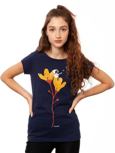 FellHerz Damen T-Shirt Gitarrenmädchen Bio Fair von FellHerz