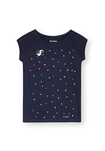 FellHerz Damen T-Shirt Konfettimädchen Midnight Bio, Fair und Vegan (S) von FellHerz