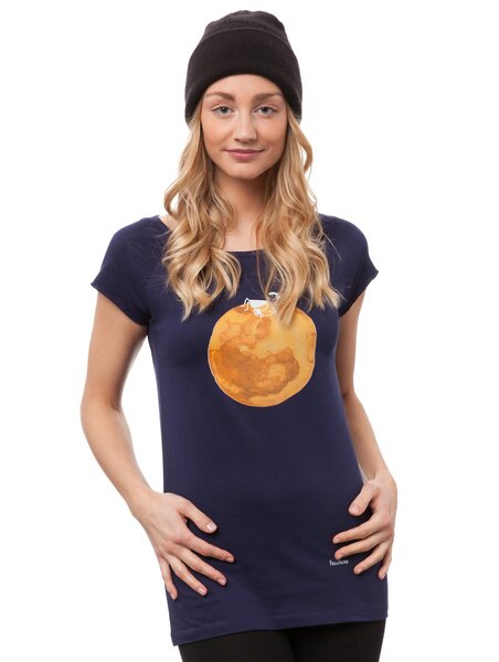 FellHerz Damen T-Shirt Moon Girl von FellHerz