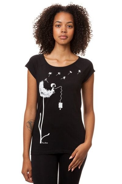 FellHerz Damen T-Shirt Pusteblume Bio Fair von FellHerz