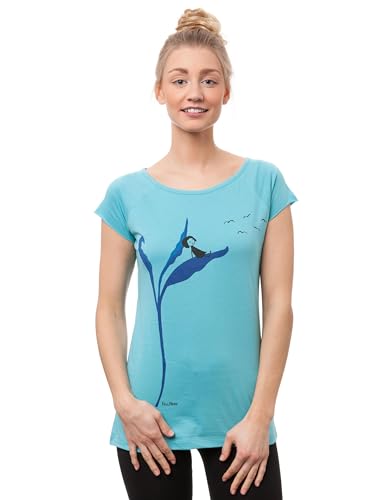 FellHerz Damen T-Shirt Relaxn Cap Sleeve Neptune Bio, Fair und Vegan von FellHerz