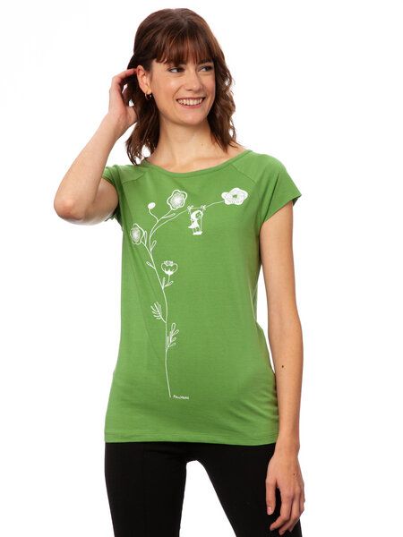FellHerz Damen T-Shirt Schaukelmädchen Bio & Fair & Vegan von FellHerz