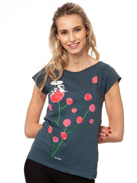 FellHerz Damen T-Shirt Sundowner Bio Fair von FellHerz