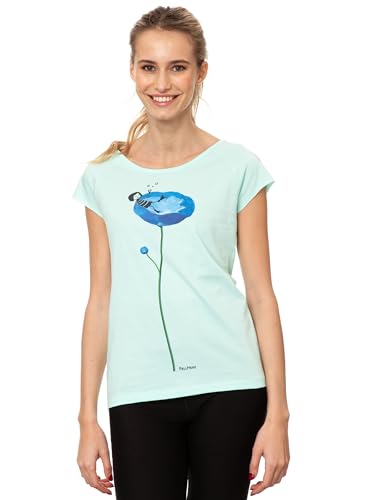 FellHerz Damen T-Shirt Swimming Pool Cap Sleeve Moonlight Jade Bio, Fair und Vegan FellHerz Damen T-Shirt Swimming Pool Cap Sleeve Moonlight Jade Bio, Fair und Vegan von FellHerz
