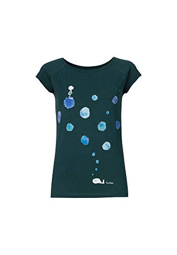 FellHerz Damen T-Shirt Walgesang Bio und Fair (Türkis, XS) von FellHerz