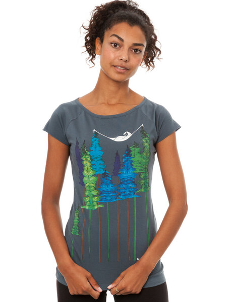 FellHerz Damen T-Shirt Wood Girl Bio Fair von FellHerz