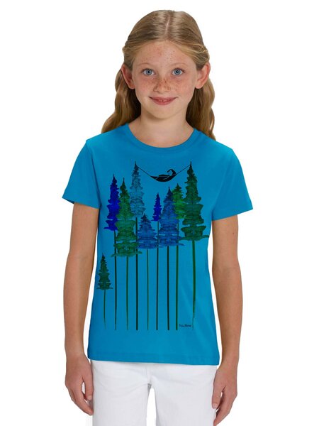 FellHerz Kinder T-Shirt Wood Girl Bio Fair von FellHerz