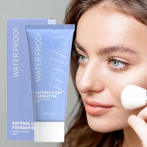 Fellflying Flüssige Foundation Wasserdicht - Vollständige Abdeckung Lang anhaltende Flüssige Concealer,Damen Makeup Foundation für Fettige, Trockene, Mischhaut und Empfindliche Haut von Fellflying