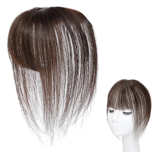 Fellflying Pony Clips Für Damen - Unsichtbare Echthaar Fassonklammern - Natürlich verstellbares Haarteil mit Klammer Atmungsaktiv für Styling Cosplay Haarausfall Alltagliche Verdünnung von Fellflying